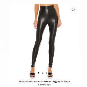 Commando leather leggings